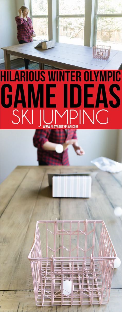 Olympic themed party games inspired by Winter Olympic sports Sports Day Games For Adults, Olympic Party Games, Sports Day Games, Winter Olympics Activities, Preschool Olympics, Winter Party Games, Office Olympics, Olympic Theme Party, Olympic Games For Kids