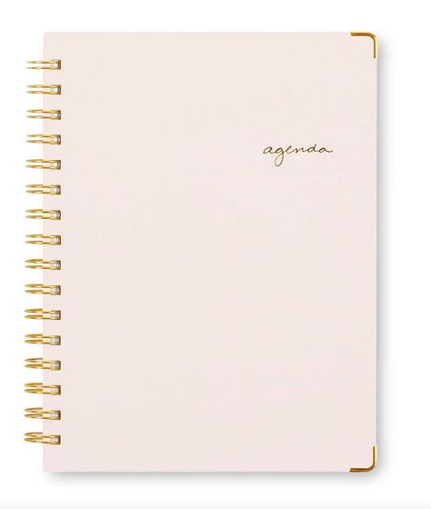 Sugar Paper Blush Weekly Planner 2017 Agenda ($11) Agenda Planner Organization, Pink Diary, Bullet Journal Accessories, Cute School Stationary, Notebook Cover Design, Creative Planner, Cool School Supplies, Sugar Paper, School Materials