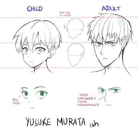 Glasses Reference Drawing, Yusuke Murata, Pleated Mini Skirts, الفن الرقمي, Manga Tutorial, 얼굴 드로잉, Blue Shirts, Anime Tutorial, Collar Fashion