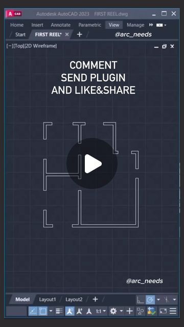 11K views · 120 comments | Ahmed Hosny Keshk on Instagram: "comment send plugin and like share 
yqarch plugin
 
#autocad 
tips and tricks" Autocad Tips, Autocad, Tips And Tricks, Map, On Instagram, Instagram