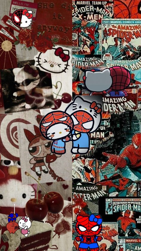 Hello Kitty And Spiderman, Hello Kitty Lego, Pink Hello Kitty Wallpaper Iphone, Iphone Wallpaper Violet, Hello Kitty Wallpaper Hd, Pink Wallpaper Hello Kitty, Pretty Wallpaper Ipad, Cute Backgrounds For Iphone, Halloween Wallpaper Iphone Backgrounds