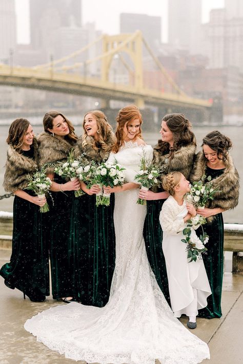 Emerald Winter Bridesmaid Dresses, Winter Wedding Colors Emerald Green, Winter Emerald Green Bridesmaid Dresses, Winter White Wedding Bridesmaids, Bridesmaid Winter Wedding Dresses, Winter Mix And Match Bridesmaid Dresses, Bridesmaids Winter Dresses, Bridesmaid Dresses For Winter Wedding, Emerald Green Winter Bridesmaid Dresses