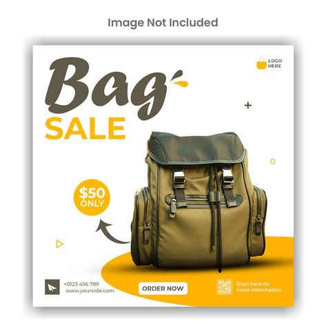 Social Media Sale Post, Bags Social Media Design, Bag Social Media Post, Bag Poster Design, Bag Instagram Post, Fashion Ads Design, Product Social Media Post, Bag Ads, Instagram Post Template Design