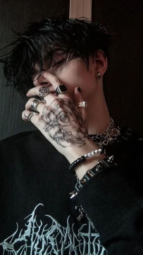 Tattoos And Piercings, Black Hair, A Man, Piercings, Tattoos, Hair, Black