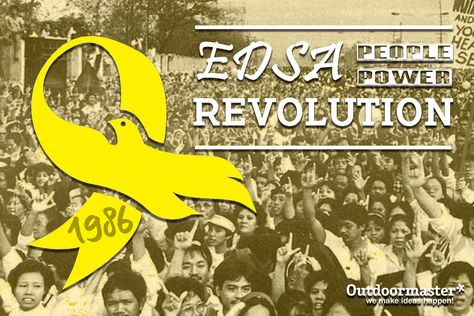 Edsa People Power Revolution Art, Edsa Revolution Poster, Edsa People Power Revolution, Edsa Revolution, People Power Revolution, Freedom Images, Revolution Poster, 33rd Anniversary, Monday February