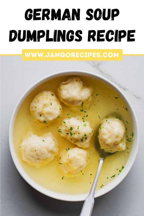 In this blog, i will share with you a german soup dumplings recipe that is extremely delicious. #GermanSoupDumplingsRecipe #SoupRecipe German Soup Dumplings, German Dumpling Soup, Dumplings Recipe Dough, German Dumplings Recipe, Old Fashioned Dumplings Recipe, Easy Drop Dumplings, Soup Dumplings Recipe, Recipe For Chicken And Dumplings, German Soup