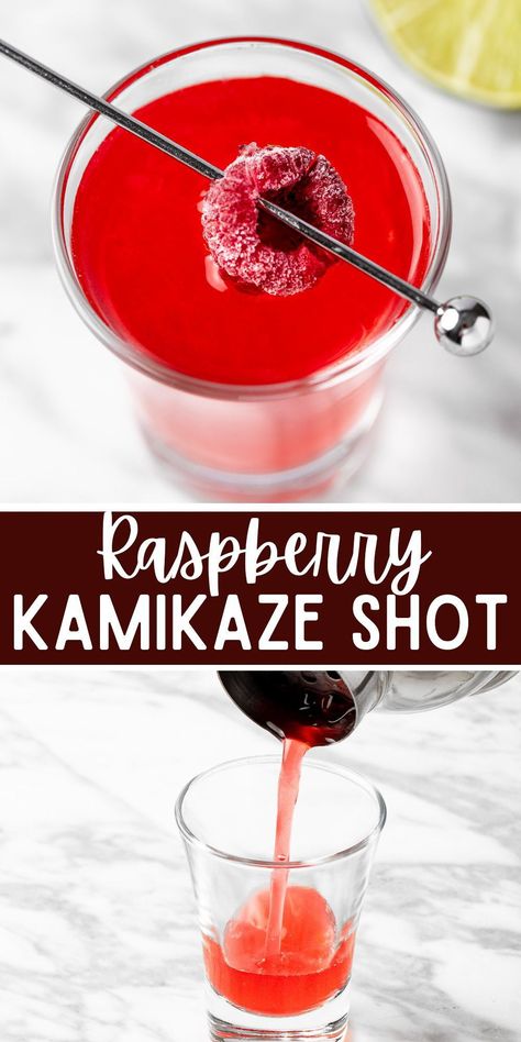 Large Batch Shots, Red Shots Recipes, Make Ahead Shots For A Crowd, Red Colored Shots Alcohol, Cranberry Kamikaze, Vodka Shot Recipes, Red Shots Alcohol, Shot Recipes Alcoholic, Red Shooters Alcohol