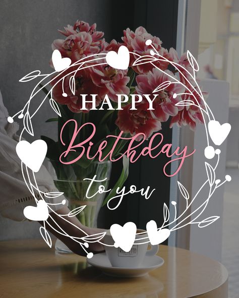 Birthday Images For Her, Free Happy Birthday Cards, Happy Birthday Flowers Wishes, Beautiful Birthday Wishes, Happy Birthday Woman, Birthday Wishes Greetings, Birthday Wishes Flowers, Happy Birthday Wishes Photos, Happy Birthday Art