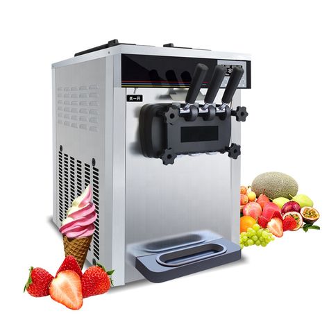 Professional Commercial Automatic Ice Cream Machine Maker 3 Flavor Soft Serve Ice Cream Machine - Buy Roll Ice Cream Machine,Ice Cream Maker Machine,Soft Serve Ice Cream Machine Product on Alibaba.com Commercial Ice Cream Machine, Ice Cream Maker Machine, Soft Serve Ice Cream Machine, Electric Ice Cream Maker, Water Dripping, Soft Ice Cream, Serve Ice Cream, Western Restaurant, Ice Cream Makers