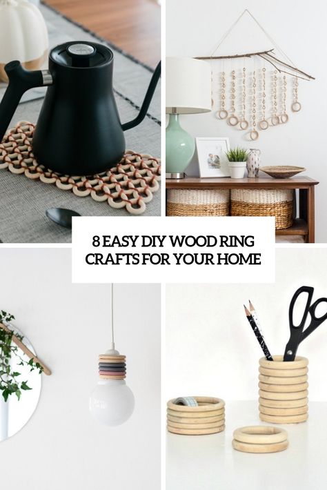 Wooden Ring Crafts Ideas, Wooden Curtain Rings Crafts Diy, Wood Rings Crafts, Wood Curtain Rings Crafts, Wood Ring Crafts Ideas, Wooden Curtain Rings Crafts, Crafts With Wooden Rings, Wooden Ring Crafts, Curtain Ring Crafts