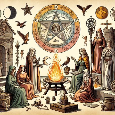 Where Did Wicca Come From? Origins and Evolution Wicca, a modern Pagan religion that celebrates nature, emerged in the mid-20th century, but its roots trace back to pre-Christian spiritual practices. This earth-based religion harnesses the cycles of nature and the universe into its core belief system and emphasizes the divinity present within all living beings. It is unique among religions in that it […] The post Where Did Wicca Come From? Origins and Evolution appeared first on Witchcraft... Witchcraft Design, Wiccan Beliefs, Pagan Beliefs, Wiccan Rede, Belief System, Pagan Gods, Fantasy Tattoos, Witchcraft For Beginners, Vintage Witch