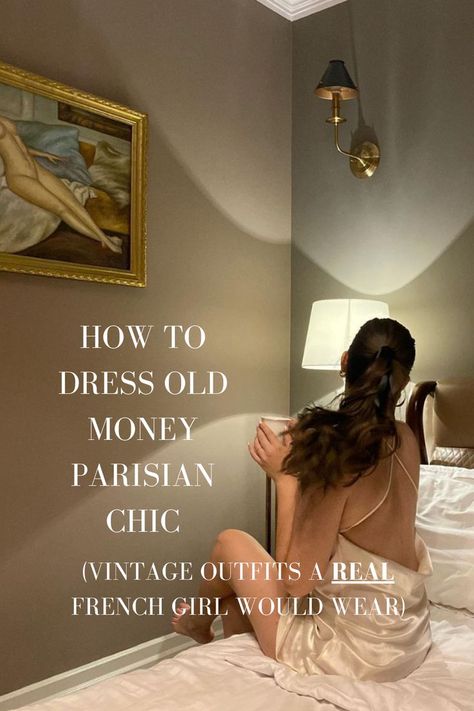 rich french girl aesthetic Rich French Girl Aesthetic, French Girl Aesthetic Vintage, French Fashion Aesthetic, French Style Parisian Chic, Parisian Hair, Chic Feminine Style, Vintage Chic Fashion, Vintage Old Money, Style Parisian Chic