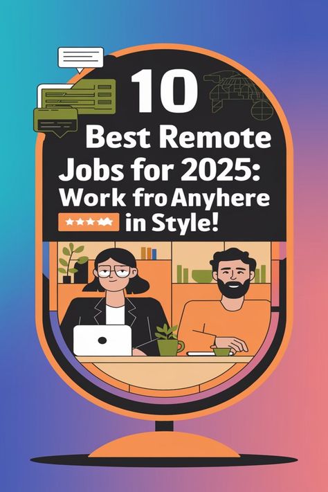 A list of the 10 best remote jobs for 2025 featuring flexible, high-demand careers for anyone seeking work-from-home or work-from-anywhere opportunities. Best Remote Jobs 2024, Remote Jobs No Experience 2024, Remote Careers, Best Remote Jobs, Got The Job, I Got The Job, Work From Anywhere, Dream Career, Side Gigs