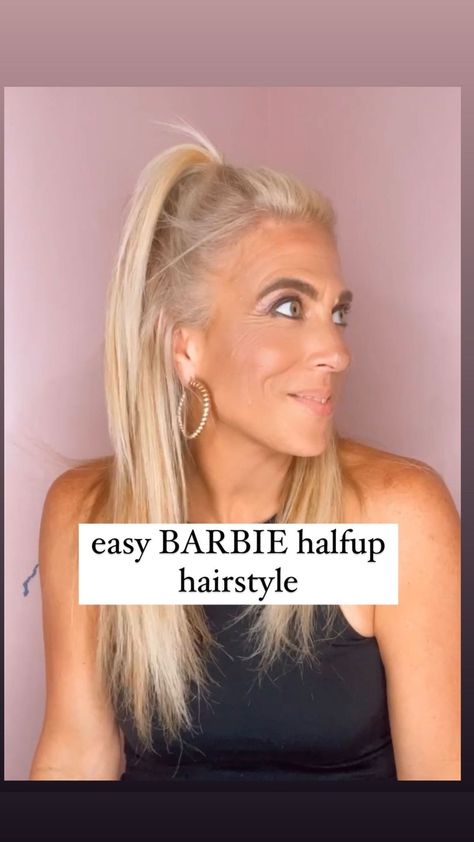 EASY HALF UP BARBIE HAIRSTYLE ❤️ Barbie hairstyles are all about having fun! This is a really easy one to do and really brings on the… | Instagram Easy Barbie Hairstyles, Hairstyle Barbie, Barbie Hairstyles, Barbie Hairstyle, Barbie Box, Barbie Hair, Hair St, Half Up Half Down, Half Up