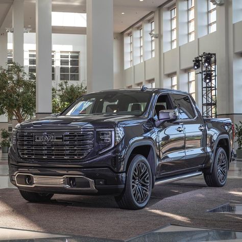 Gmc Denali Truck, Denali Truck, Gmc Sierra 1500 Denali, Gmc Sierra Denali, Gmc 2500, Gmc Denali, Sierra Denali, Black Truck, New Luxury Cars