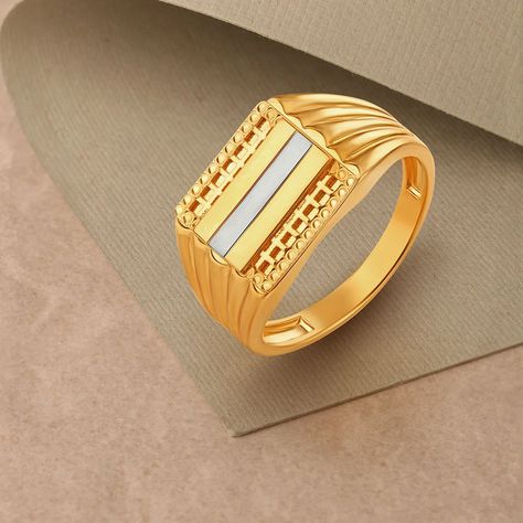 Explore Kalyan’s collection of men’s ring designs in gold. Men will love our collection. Tanishq Rings, Gold Ring Men, Gold Ring For Men, Fresh Hairstyles, Latest Jewellery Designs, Gold Stacking Rings Wedding, Effortless Waves, Mens Ring Designs, Jewellery For Men