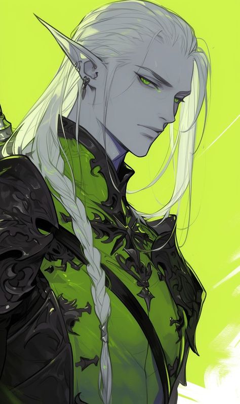 Elfs Drawing, Elf Oc Art, Elf Male Character Design, Elf Drawing, Male Elf, Walpapers Cute, Anime Elf, 얼굴 드로잉, Dark Anime Guys