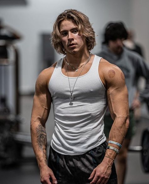 Alex Eubank, Gym Aesthetic, Art Of Man, Blonde Guys, Aesthetic Guys, Roblox Roblox, White Men, White Boys, Muscle Men