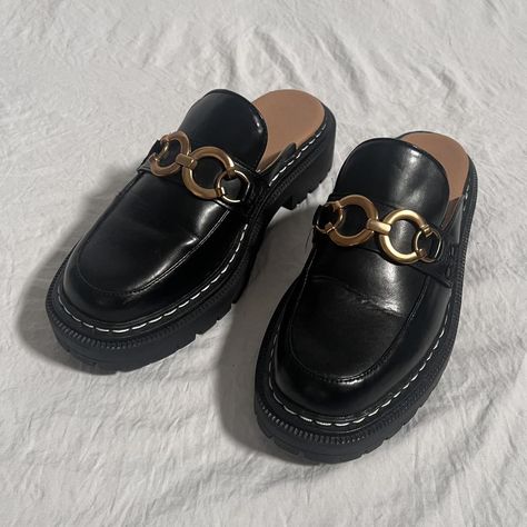 Circus NY by Sam Edelman Elena Loafer Mule

Gently... - Depop Loafers Platform, Loafers Chunky, Chunky Shoes, Slip On Loafers, Platform Loafers, Black Loafers, Loafer Mules, Women's Loafers, Contrast Stitch