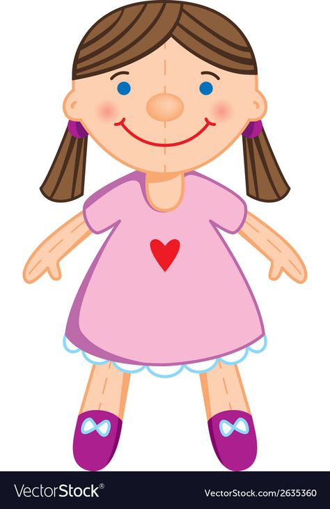 Doll Clipart, Doll Cartoon, Cartoon Images, Doll Play, Human Figure, Adobe Illustrator, Pikachu, Vector Images, Vector Free