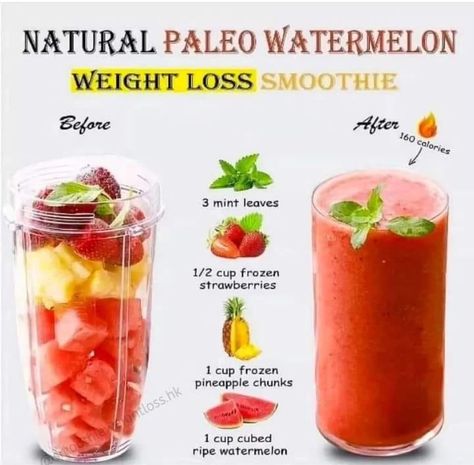 #ctto #smoothierecipes... - Christine Mae Pepito Gelbolingo Easy Healthy Smoothie Recipes, Healthy Diet Smoothies, Watermelon Smoothie, Resep Smoothie, Fruit Smoothie Recipes Healthy, Easy Healthy Smoothies, Diet Smoothie Recipes, Smoothie Drink Recipes, Healthy Drinks Smoothies