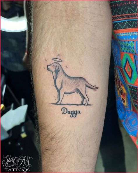 Tattoo Ideas For Pets, Memorial Tattoo Ideas, Pet Memorial Tattoo, Memorial Tattoo, Simple Line Drawings, Memorial Tattoos, Geometric Diamond, Cat Portraits, Canine Companions