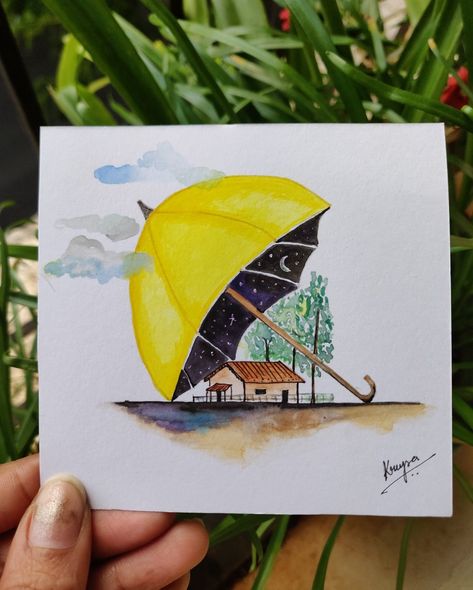 Monsoon is my favorite season of all. Monsoon Drawings Ideas, Monsoon Season Drawing, Monsoon Drawings, Monsoon Painting, Summer Season Drawing, Birthday Bullet Journal, Pikachu Drawing, Summer Drawings, School Board Decoration