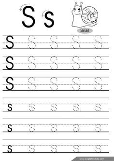 Letter s tracing worksheet, ESL handwriting Letter S Tracing Worksheet, S Tracing Worksheet, Letter A Tracing Worksheet, Letter S Tracing, Letter S Worksheet, Tracing Letters Preschool, Letter S Worksheets, Free Printable Alphabet Worksheets, Kids Handwriting Practice