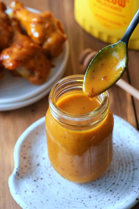 Spicy Honey Bbq Sauce, Mustard Based Bbq Sauce Recipes, Apple Hot Sauce, Honey Mustard Sauce For Pork, Carolina Gold Bbq Sauce Recipe, Mustard Sauce For Pork, Carolina Gold Bbq Sauce, Rib Rubs, Sweet Mustard Sauce