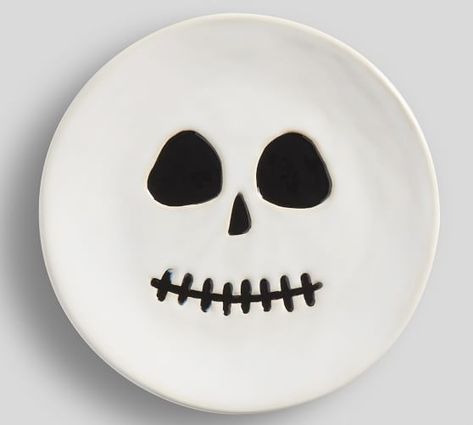 Halloween Decorations & Halloween Decor | Pottery Barn Halloween Dinnerware, Table Halloween, Plate Pottery, Halloween Plates, Holiday Decor Halloween, Pottery Plate, Porcelain Eggs, Backgrounds Wallpapers, Halloween Home