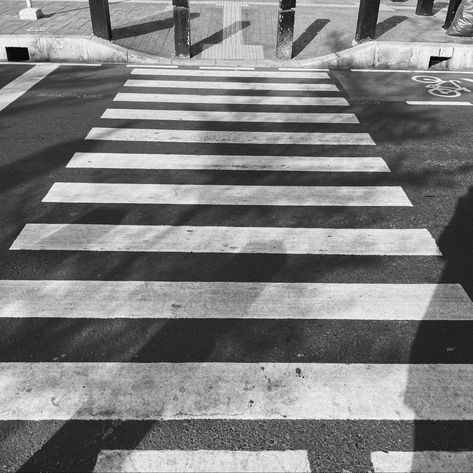 BW Photo Zebra Cross, Zebra Crossing, Jakarta, In This Moment