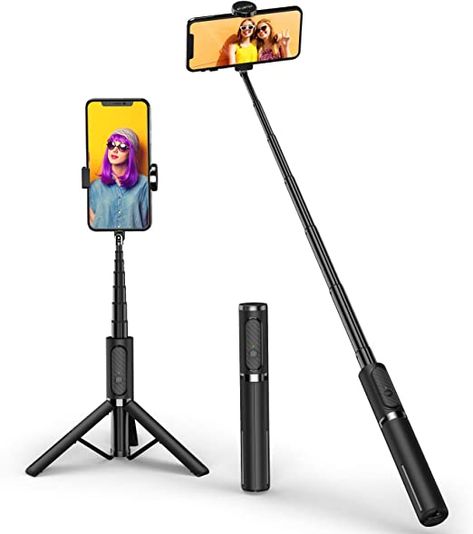 Holographic Fashion, Selfie Stick Tripod, Electro Music, Bluetooth Remote, Tripod Stand, Cute Bedroom Decor, Monopod, Futuristic Technology, Cute Room Decor