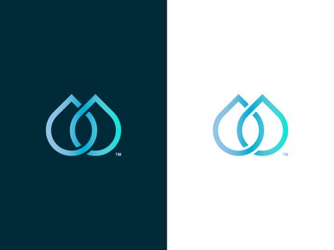 Water Logo Design Ideas, Water Logo Design, Bamboo Logo, Water Drop Logo, Watermark Ideas, Drop Logo, Watermark Design, Water Logo, Waves Logo