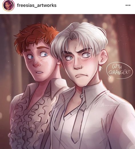 Draco X Ron, Ron Fanart, Kill Your Friends, Harry Potter Draco Malfoy, Harry Potter Pictures, Fantastic Beasts And Where, Tom Felton, Harry Potter Fan Art, Ron Weasley