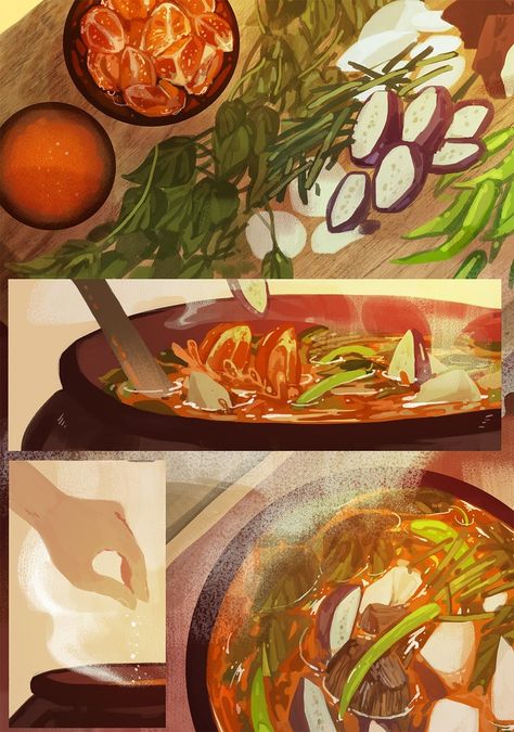 Filipino Art, Philippine Art, Filipino Culture, Queer Art, Filipino Food, Landscape Wallpaper, Phone Themes, Food Illustrations, Aesthetic Vintage