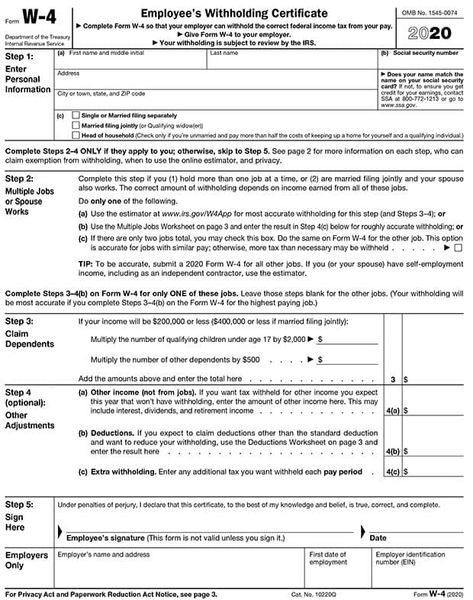 W4 Tax Form, Certificate Of Deposit, Irs Forms, Letter To Teacher, Tax Forms, Agenda Template, Emergency Plan, Meet The Teacher, Personal Finance Tips