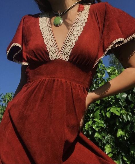 70s Style Prom Dress, 70 Prom Dress, 70s Maxi Dress Vintage, Cute Red Dress Aesthetic, 70s Red Dress, 70s Summer Dress, Summer Dress Aesthetic Vintage, Red Vintage Summer Dress, Sewing Maxi Dress