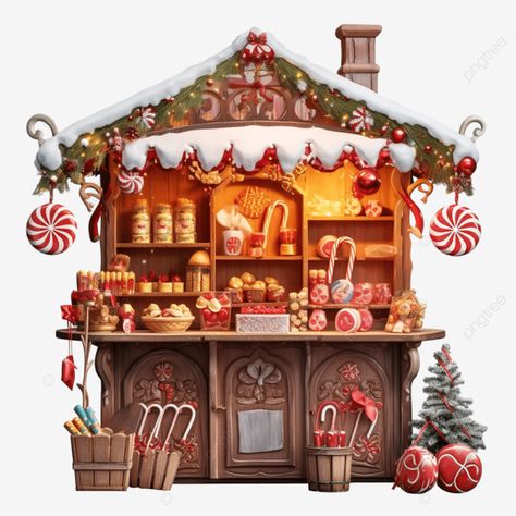 wooden stall at the holiday fair with sweets and lollipops in the evening time christmas market ch Christmas Market Art, Christmas Market Illustration, Wooden Stall, Christmas Market Stall, Miskatonic University, Fashion Paintings, Bake Ideas, Christmas Street, Evening Time