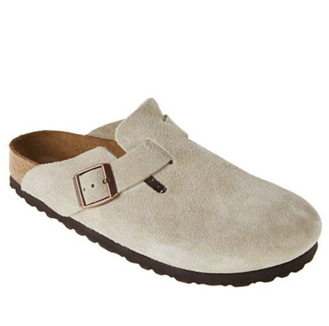 TikTok Has Proclaimed These Birkenstocks the Official Fall Shoe – SheKnows Burken Stocks Clogs, Burken Stocks, Fall Shoe, Studded Clogs, Boston Clogs, Suede Clogs, Suede Moccasins, Trending Sandals, Leather Socks