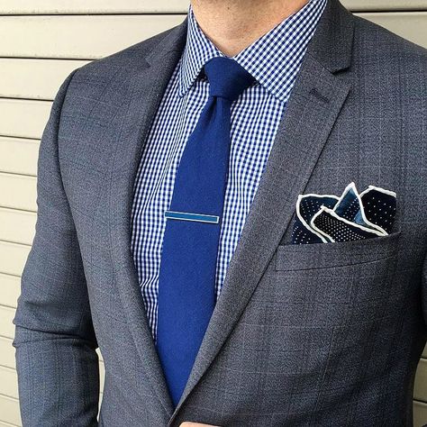 Blue Tie Outfit Men, Blue Tie Outfit, Grey Suit And Tie, Formal Church Outfits, Tie Outfits Men, Royal Blue Tie, Mens Fashion Style, Tie Outfit, Man Outfit