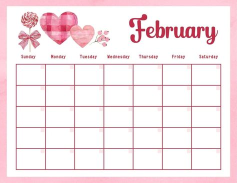 Need some free printable February calendars? Check out these 2024 February calendars as well as the blank February calendar templates. I love the heart aesthetic calendar and the minimalist calendar. Use these valentine calendars for your classroom or for organizing yourself or your kids! The cute design will be loved by kids! Hello February! cute background calendars February 2024 Calendar Printable, Valentine Calendar, Organizational Printables, Aesthetic Calendar, Hello February, February Calendar, Heart Aesthetic, Cute Background, Minimalist Calendar