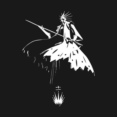 Kenpachi Zaraki Wallpapers, Bleach Kenpachi Zaraki, Art Shop Design, Bleach Kenpachi, Bleach Tattoo, Kenpachi Zaraki, Dark Black Wallpaper, Bleach Anime Ichigo, Anime Sticker