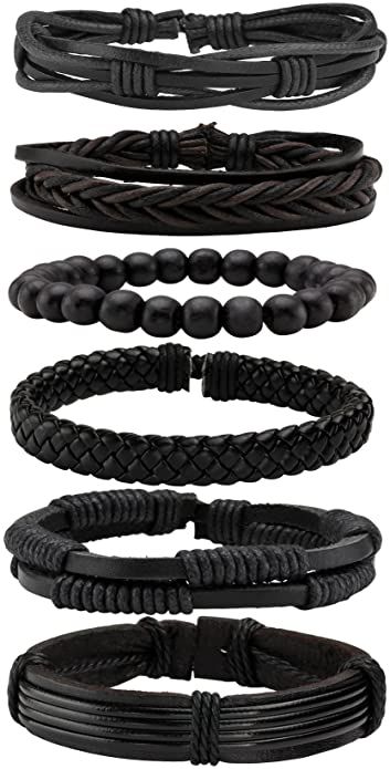 Nice Black Shoes, Black Shoes For Men, Punk Braids, Best Sandals For Men, Leather Bracelets For Men, Wrist Accessories, Black Shoes Men, Braided Leather Bracelet, Leather Bracelets