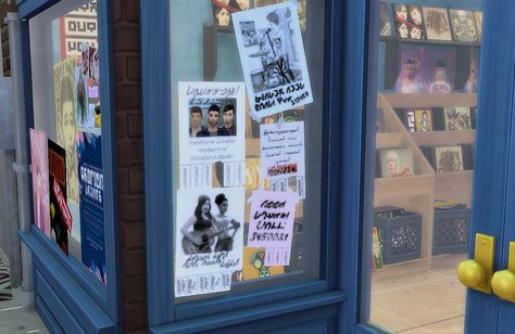 budgie2budgie: “ Old school record store stuff. 33 rc of kyta1702′s vinyls, it’s a huge package, so be aware (Mesh included, but grab the rest of the set here!) + a little sticker set (5) with band... Sims Building, Sims Games, Sims 4 Mm, Sims 4 Cc Furniture, Sims 4 Collections, Sims 4 Cas, Sims 4 Build, Sims 4 Game, Sims 4 Cc Finds