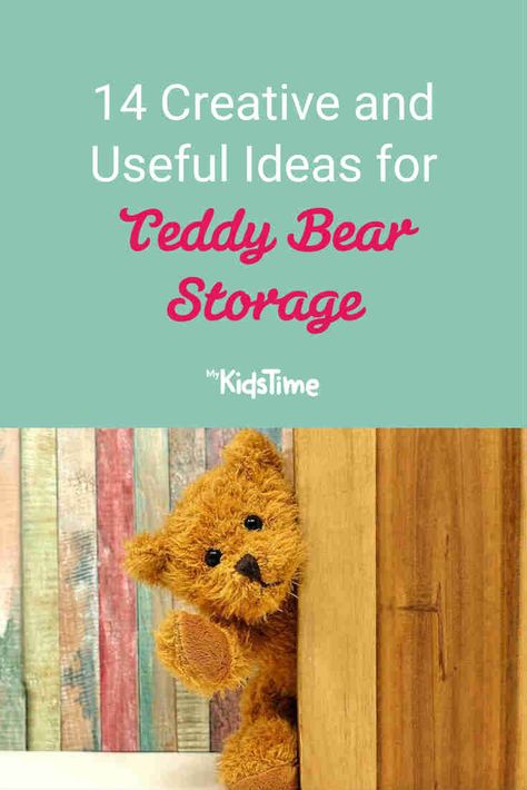 14 Creative and Useful Ideas For Soft Toy and Teddy Bear Storage Teddy Organization, Teddy Bear Organization Ideas, Teddy Bear Storage Ideas, Teddy Bear Storage, Stuffed Animal Storage Zoo, Teddy Storage, Bear Storage, Small Soft Toys, Soft Toy Storage