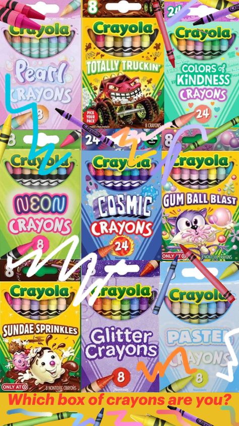 #crayola #crayon Crayola Crayon Colors, Toy Packaging, Crayola Crayons, Create Collage, Creative Play, Color Me, Crayon, Cut Out, Energy