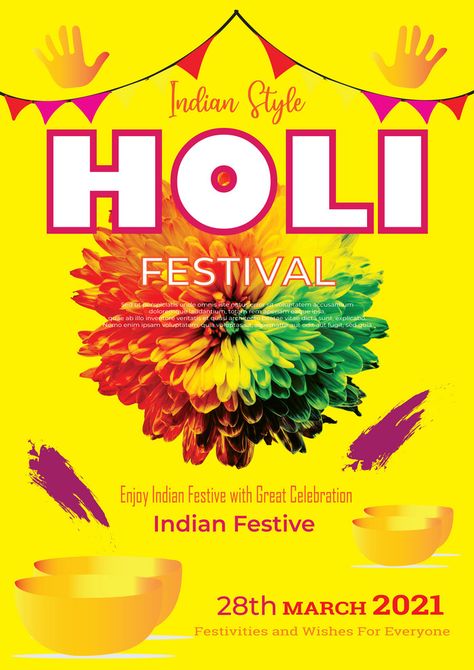 Festive Poster, Name Card Design, Indian Party, Holi Festival, Festival Design, Design Image, Interior Design Portfolio, Indian Style, Food Festival