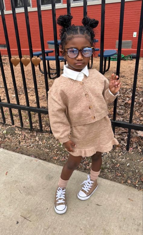 Toddler Girl Outfits Black Kids, Black Kids Outfits, Fashion Outfits For School, Autumn Outfits Ideas, Casual Outfit Winter, Winter Outfit Aesthetic, Winter Outfits Fashion, Fashion Outfits Casual, Kids Outfits Daughters