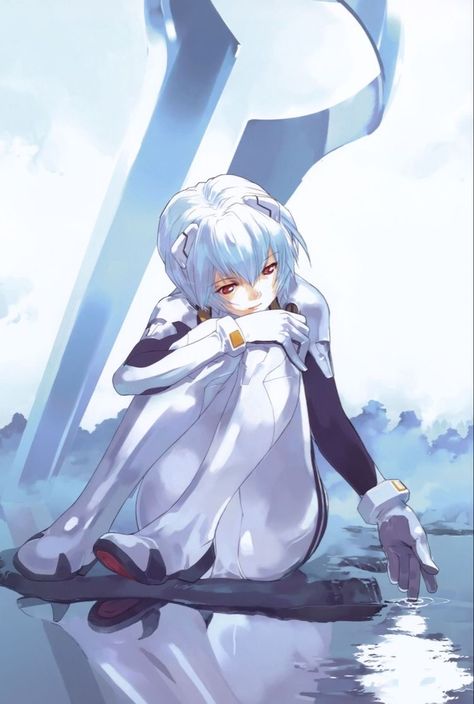 Rei Ayanami, Anime Character, Video Games, Water, Anime, Blue, Art, Video Game