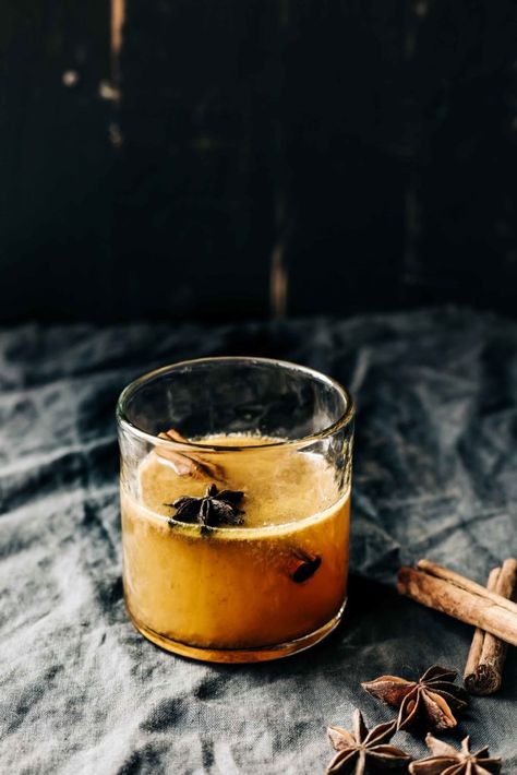 Hot Buttered Whiskey Cider - Dishing Up the Dirt Buttered Apple Cider, Apple Cider Whiskey, Cocktails To Try, Hot Buttered Rum, Vanilla Milkshake, Hot Cider, Creative Cocktail, Fall Cocktails, Whiskey Cocktails